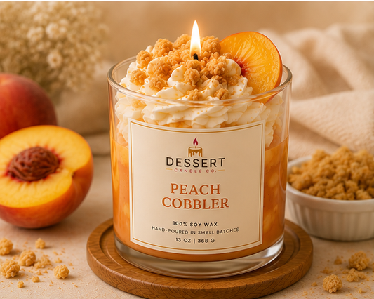 Peach Cobbler — Soy Wax Candle