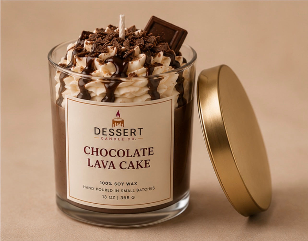 Chocolate Lava Cake — Soy Wax Candle